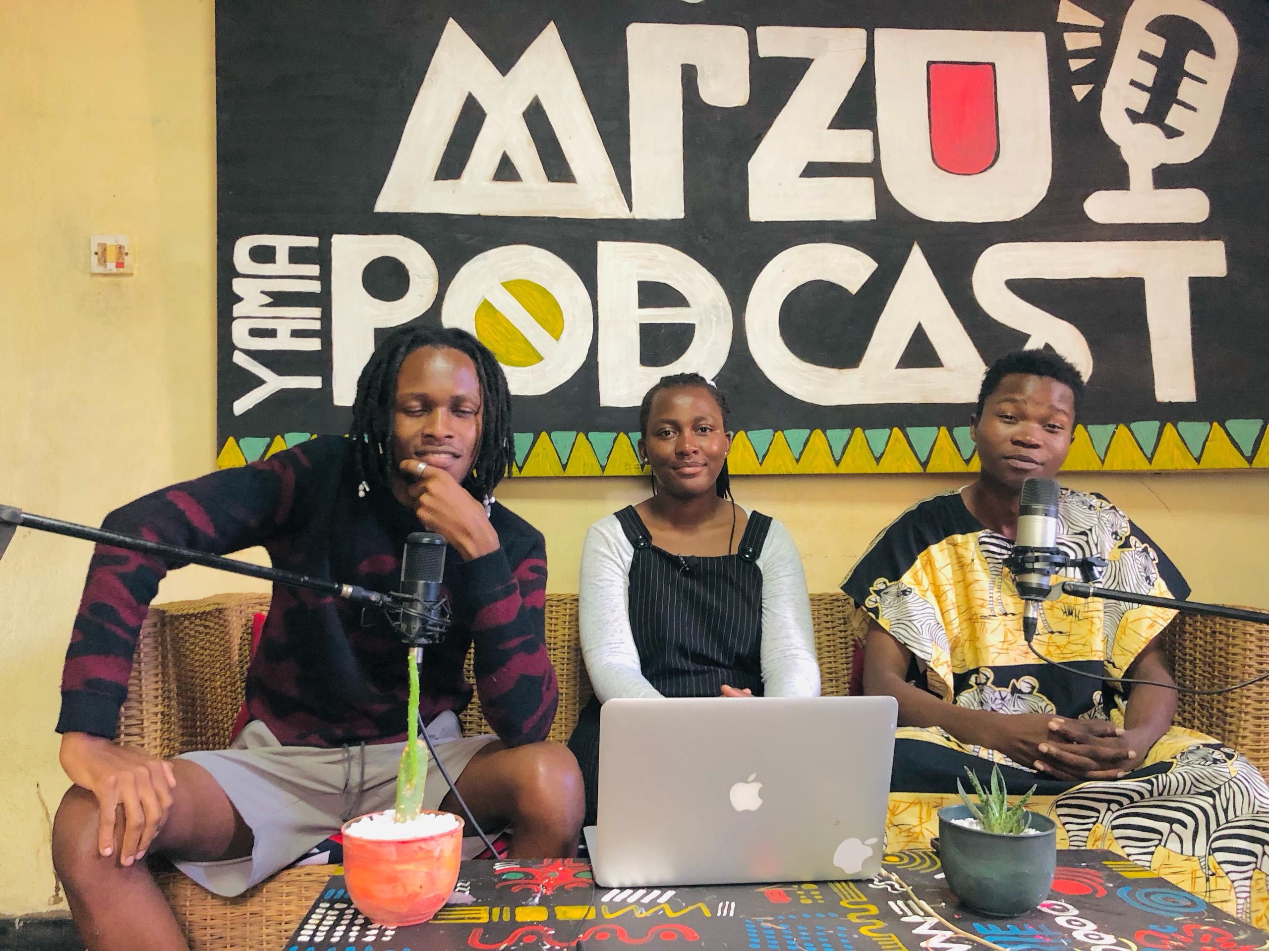 Mizuyaluso Podcast recording session